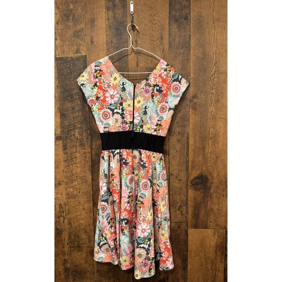 Retrolicious Alice in Wonderland Print Swing Dress See Measurements - Picture 3 of 8